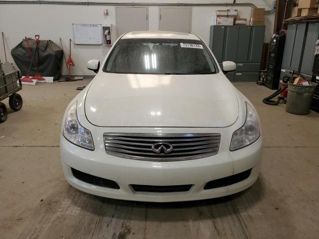 JNKBV61F47M808837 - 2007 INFINITI G35 WHITE photo 5