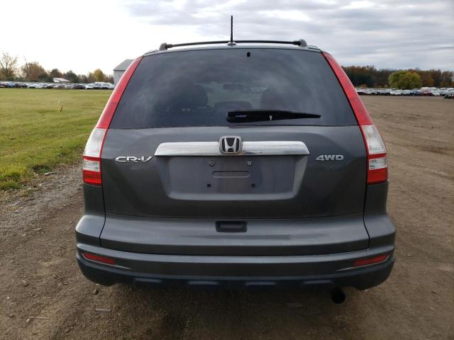 5J6RE4H78BL080497 - 2011 HONDA CR-V EXL GRAY photo 6