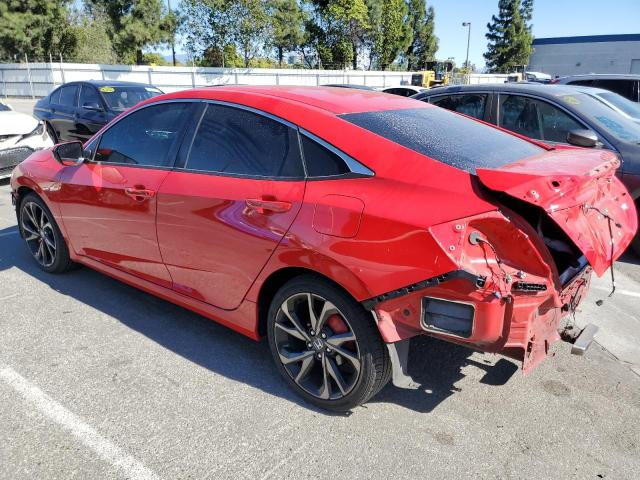 2HGFC2F89LH509435 - 2020 HONDA CIVIC SPORT RED photo 2