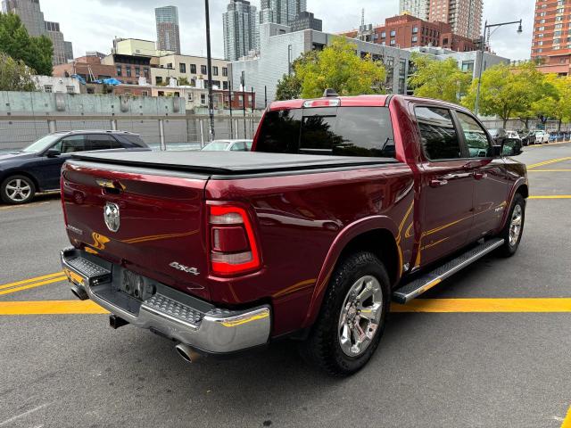 1C6SRFJT9NN261896 - 2022 RAM 1500 LARAMIE BURGUNDY photo 3