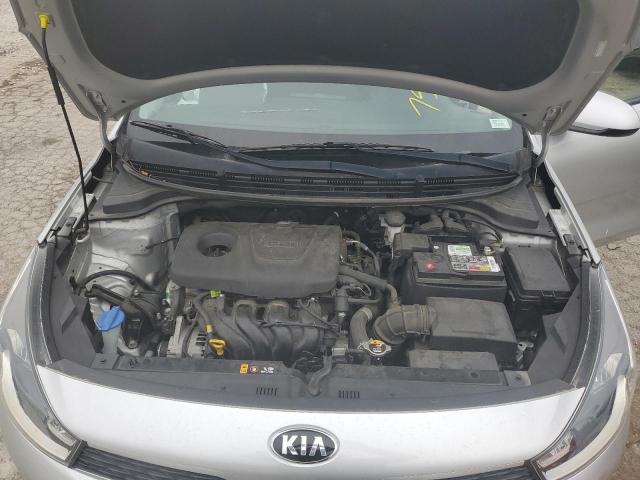 3KPA24AB3KE248713 - 2019 KIA RIO S SILVER photo 11