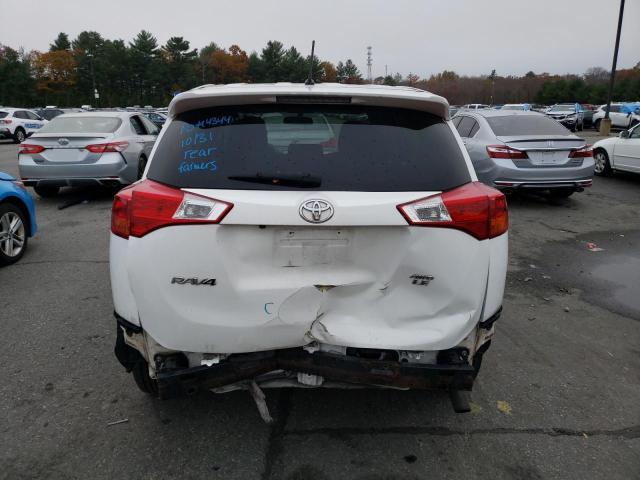 2T3BFREV0EW204204 - 2014 TOYOTA RAV4 LE WHITE photo 6