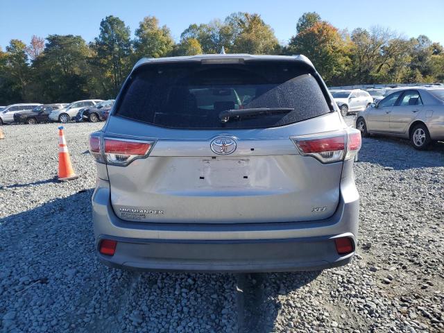 5TDKKRFH3FS060302 - 2015 TOYOTA HIGHLANDER XLE SILVER photo 6