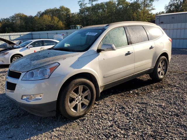 1GNKRJED5CJ177990 - 2012 CHEVROLET TRAVERSE LT WHITE photo 1