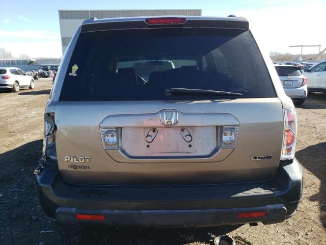 2HKYF18456H524996 - 2006 HONDA PILOT EX TAN photo 6