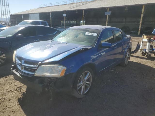 1C3CDZEG8CN247001 - 2012 DODGE AVENGER SXT BLUE photo 1