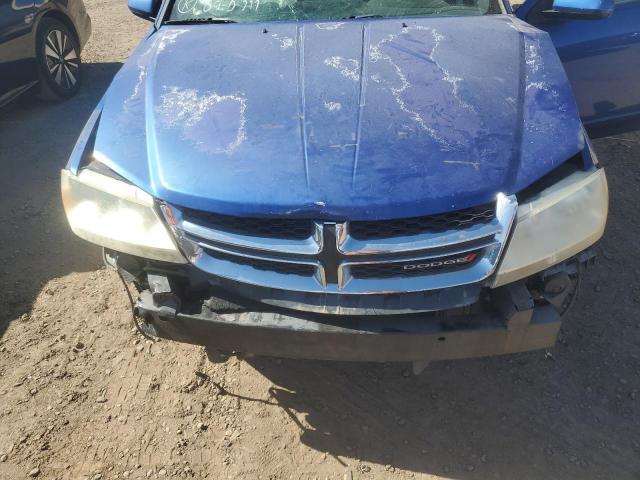 1C3CDZEG8CN247001 - 2012 DODGE AVENGER SXT BLUE photo 11