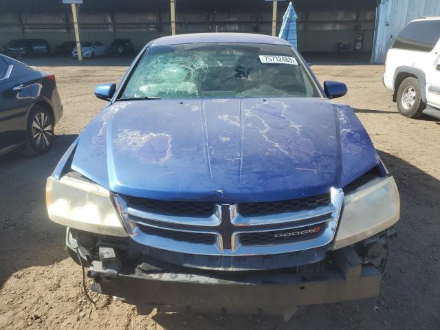 1C3CDZEG8CN247001 - 2012 DODGE AVENGER SXT BLUE photo 5