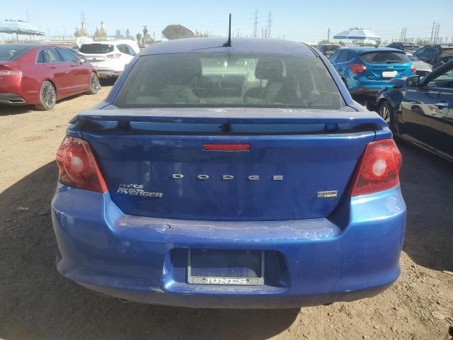 1C3CDZEG8CN247001 - 2012 DODGE AVENGER SXT BLUE photo 6