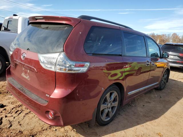 5TDXZ3DC7HS886630 - 2017 TOYOTA SIENNA SE MAROON photo 3