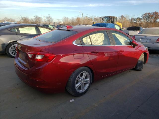 1G1BE5SM4H7122914 - 2017 CHEVROLET CRUZE LT RED photo 3