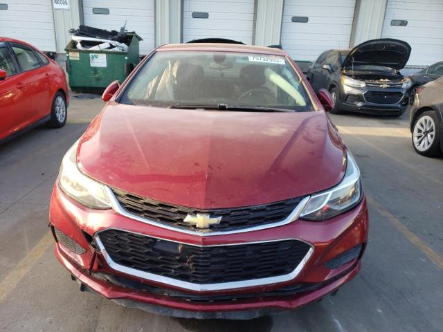 1G1BE5SM4H7122914 - 2017 CHEVROLET CRUZE LT RED photo 5