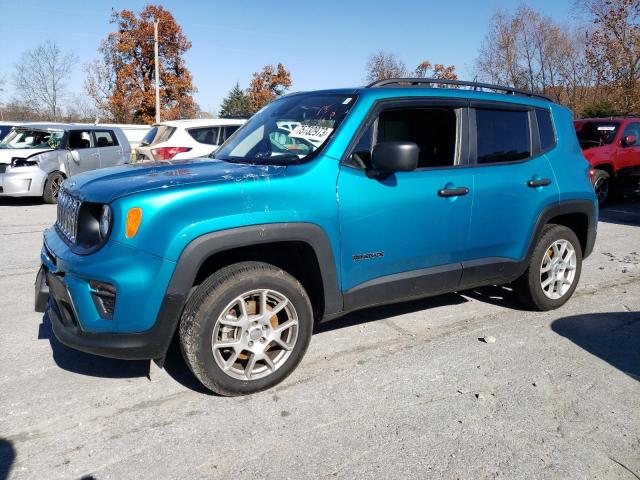 ZACNJDAB7MPM33760 - 2021 JEEP RENEGADE SPORT BLUE photo 1