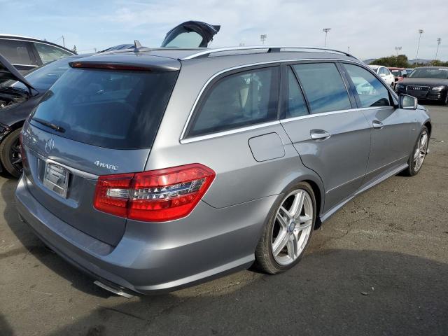 WDDHH8JB1CA596184 - 2012 MERCEDES-BENZ E 350 4MATIC WAGON SILVER photo 3