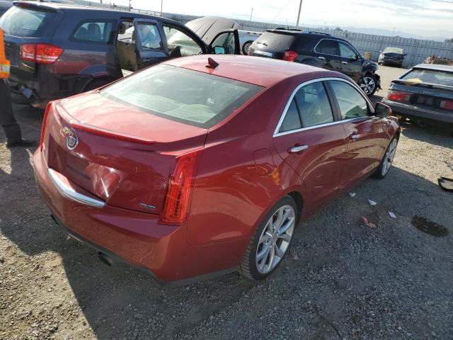 1G6AE5S3XE0105505 - 2014 CADILLAC ATS PREMIUM BURGUNDY photo 3