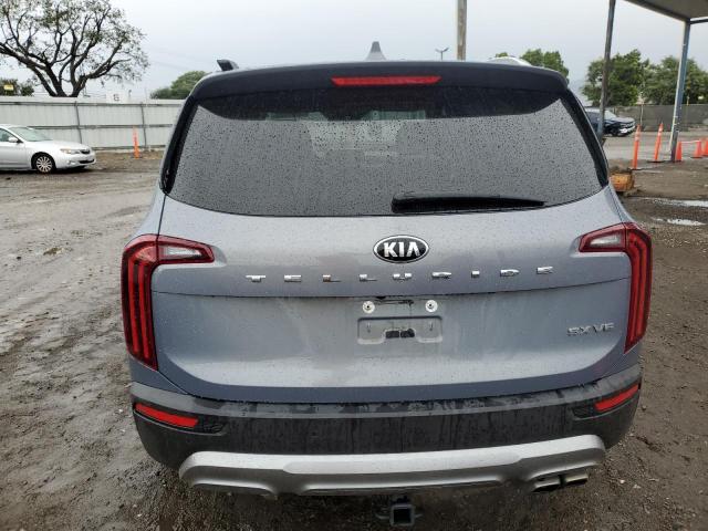 5XYP54HC7MG167333 - 2021 KIA TELLURIDE SX BLUE photo 6