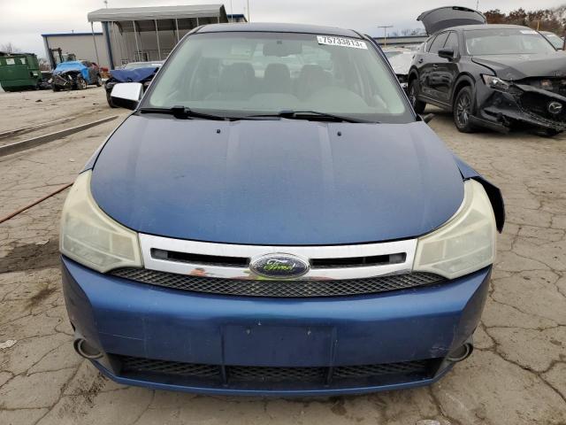 1FAHP37N59W232661 - 2009 FORD FOCUS SEL BLUE photo 5