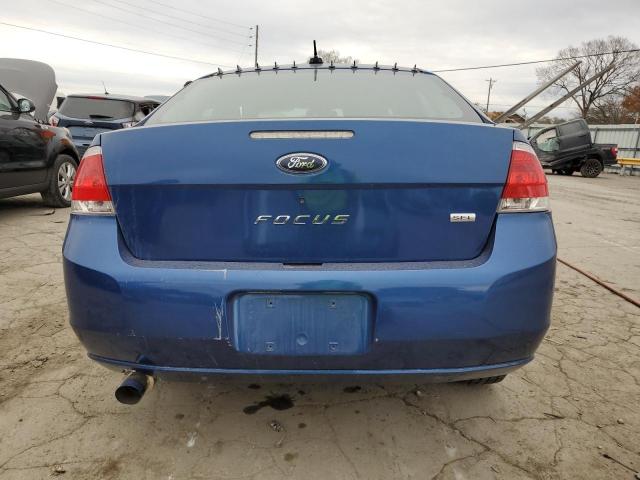 1FAHP37N59W232661 - 2009 FORD FOCUS SEL BLUE photo 6