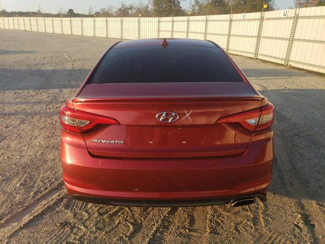 5NPE24AF5GH311706 - 2016 HYUNDAI SONATA SE BURGUNDY photo 6