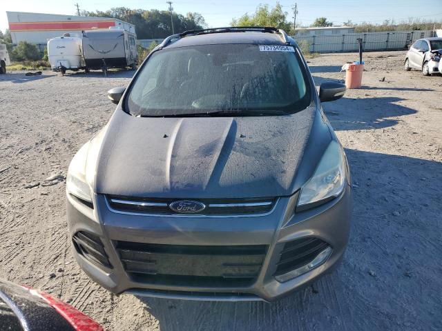 1FMCU0J9XEUA18970 - 2014 FORD ESCAPE TITANIUM GRAY photo 5