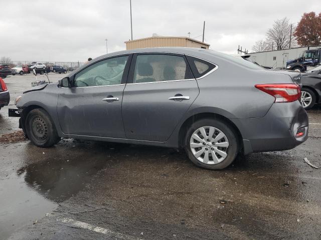 3N1AB7AP5HY280764 - 2017 NISSAN SENTRA S GRAY photo 2