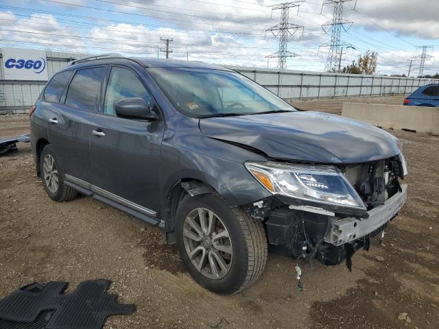 5N1AR2MM4EC628552 - 2014 NISSAN PATHFINDER S GRAY photo 4