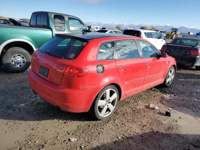 WAUHF78P08A110187 - 2008 AUDI A3 2.0 RED photo 3