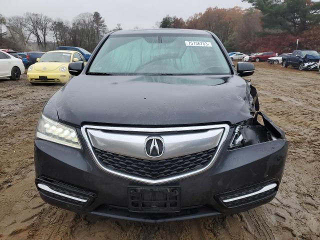 5FRYD4H28GB044746 - 2016 ACURA MDX CHARCOAL photo 5