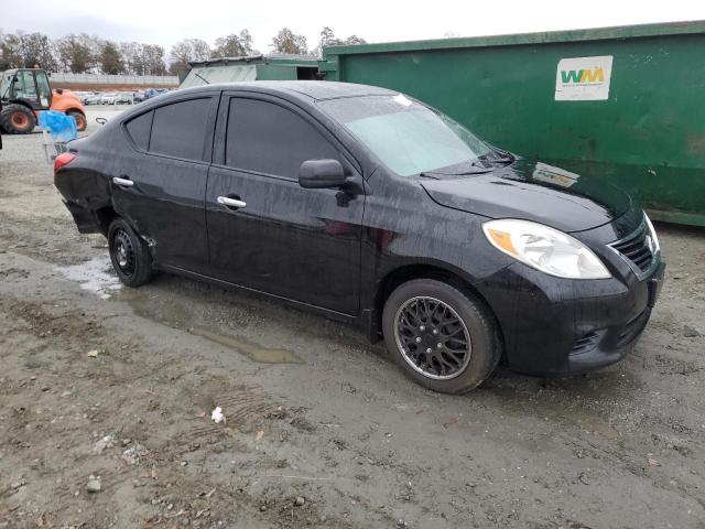 3N1CN7AP0CL944975 - 2012 NISSAN VERSA S BLACK photo 4