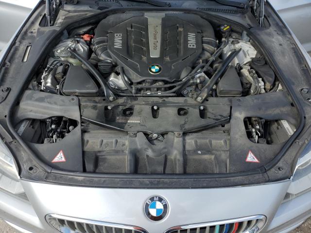 WBA6B4C54FD761292 - 2015 BMW 650 XI GRAN COUPE SILVER photo 11