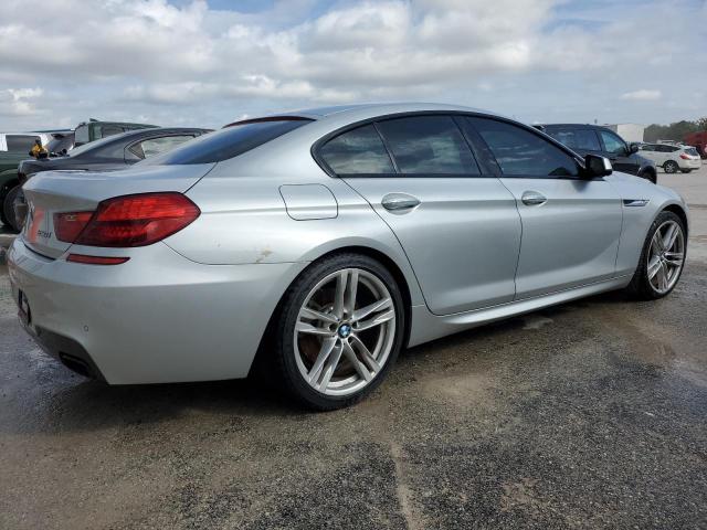 WBA6B4C54FD761292 - 2015 BMW 650 XI GRAN COUPE SILVER photo 3