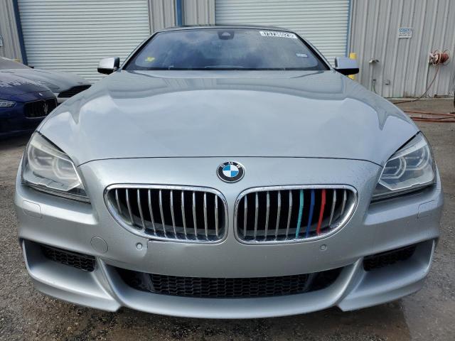 WBA6B4C54FD761292 - 2015 BMW 650 XI GRAN COUPE SILVER photo 5
