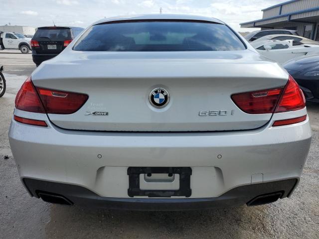 WBA6B4C54FD761292 - 2015 BMW 650 XI GRAN COUPE SILVER photo 6