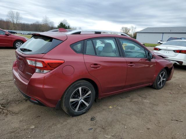 4S3GTAC62K3729646 - 2019 SUBARU IMPREZA PREMIUM MAROON photo 3