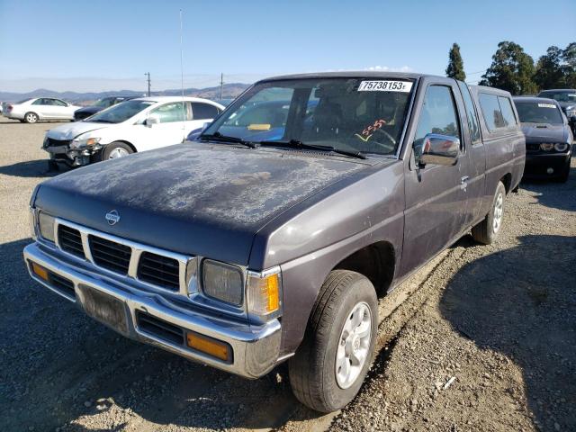 1N6SD16S2TC326152 - 1996 NISSAN TRUCK KING CAB SE CHARCOAL photo 1