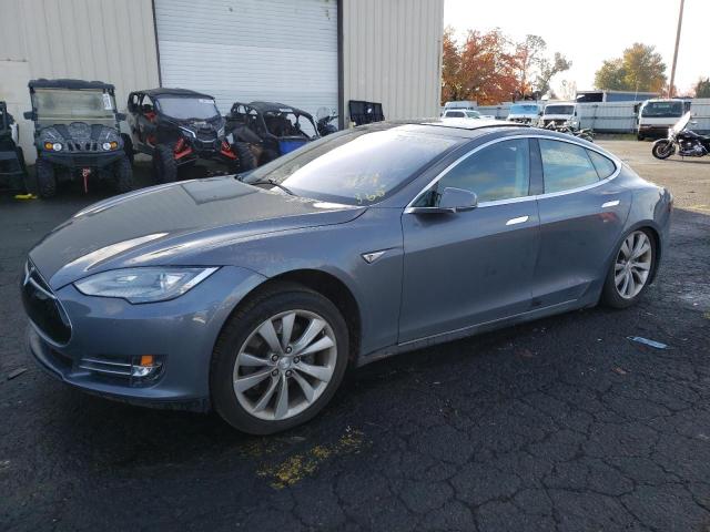 5YJSA1S15EFP33140 - 2014 TESLA MODEL S ნაცრისფერი ფოტო 1