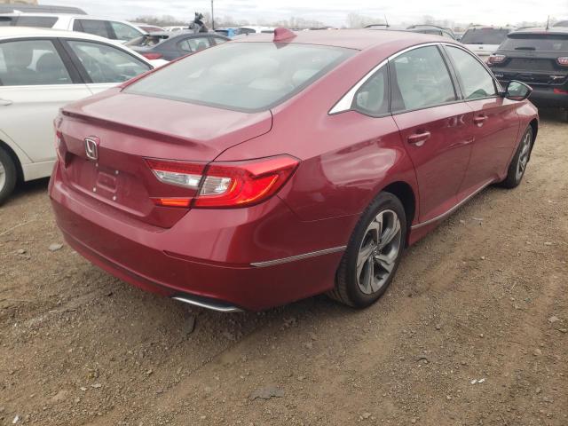 1HGCV1F46JA218214 - 2018 HONDA ACCORD EX RED photo 3