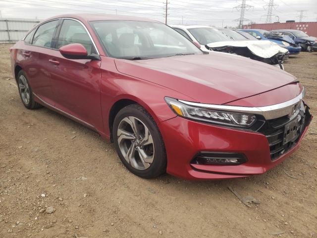 1HGCV1F46JA218214 - 2018 HONDA ACCORD EX RED photo 4