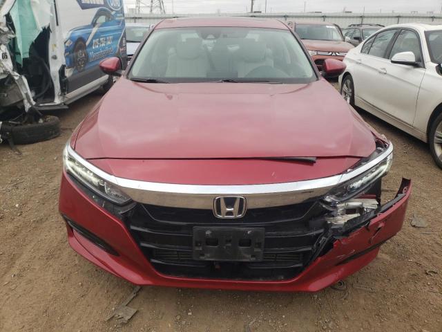 1HGCV1F46JA218214 - 2018 HONDA ACCORD EX RED photo 5