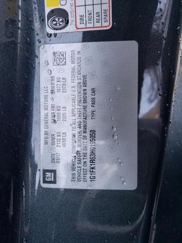 1G1FK1R63H0195050 - 2017 CHEVROLET CAMARO ZL1 灰色 照片 12