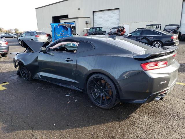 1G1FK1R63H0195050 - 2017 CHEVROLET CAMARO ZL1 GRAY photo 2