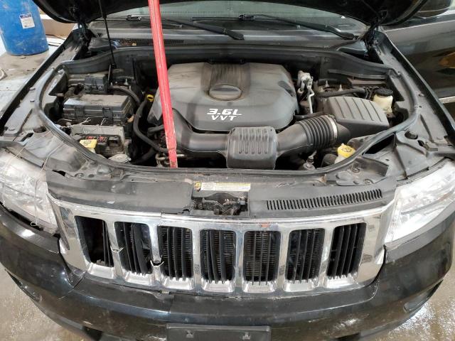 1C4RJEAG8CC222947 - 2012 JEEP GRAND CHER LAREDO BLACK photo 11