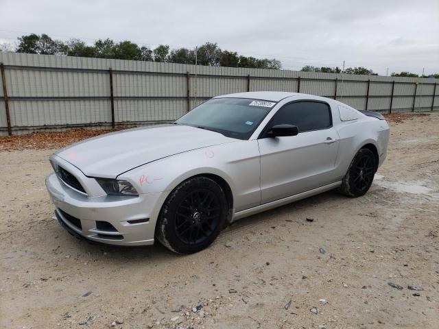 1ZVBP8AM7E5235426 - 2014 FORD MUSTANG SILVER photo 1