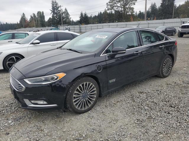 3FA6P0SU4HR147462 - 2017 FORD FUSION TITANIUM PHEV BLACK photo 1