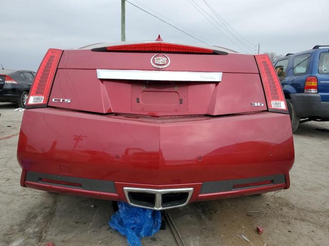 1G6DJ1E3XC0138126 - 2012 CADILLAC CTS PERFORMANCE COLLECTION MAROON photo 6