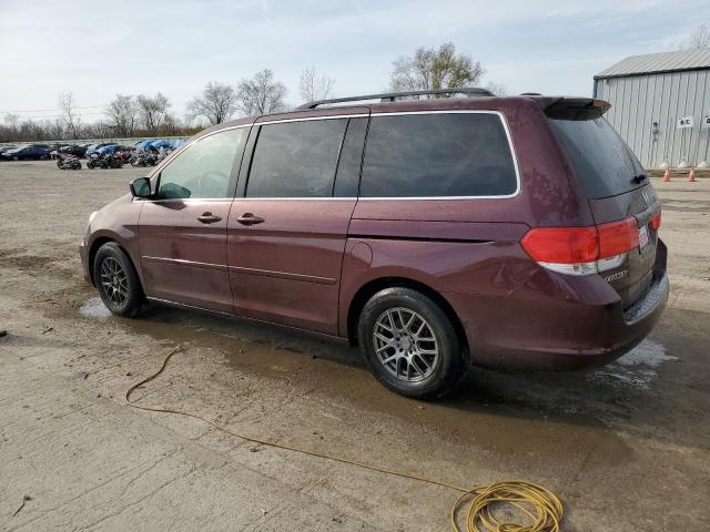 5FNRL38758B085819 - 2008 HONDA ODYSSEY EXL BURGUNDY photo 2