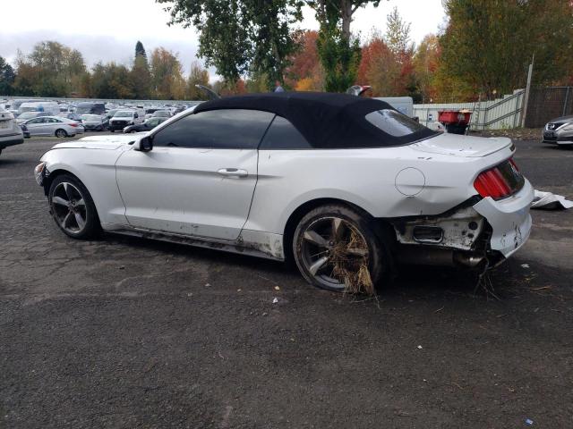 1FATP8EM0F5404307 - 2015 FORD MUSTANG WHITE photo 2