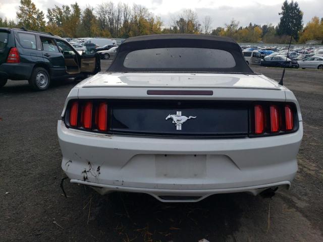 1FATP8EM0F5404307 - 2015 FORD MUSTANG WHITE photo 6