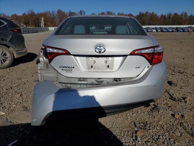 2T1BURHE4FC339330 - 2015 TOYOTA COROLLA L SILVER photo 6