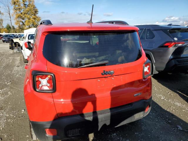 ZACCJABT0FPB67615 - 2015 JEEP RENEGADE LATITUDE RED photo 6